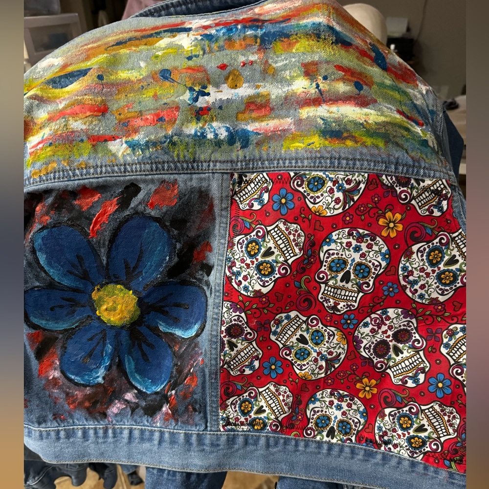 Hand-painted Denim Jacket